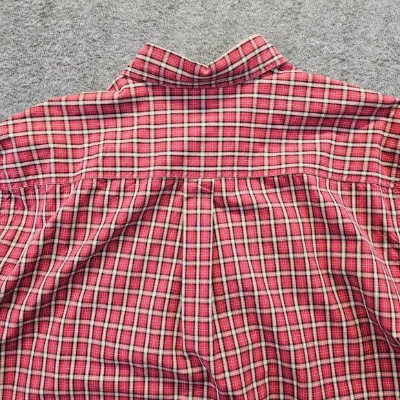 Carhartt Mens Flannel Plaid Button Down Shirt XL Classic Work Casual Red - Picture 11 of 11